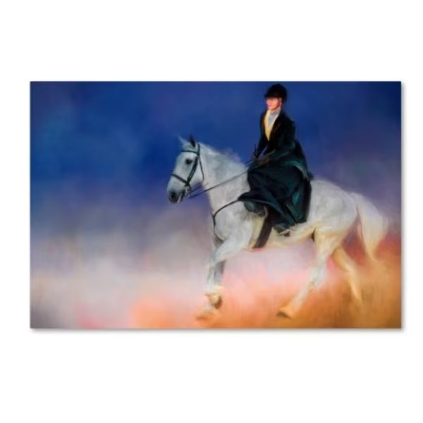 Jai Johnson 'At The Horse Show 2' Canvas Art, 16x24, Trademark Fine Art, Mfr#: ALI15007-C1624GG